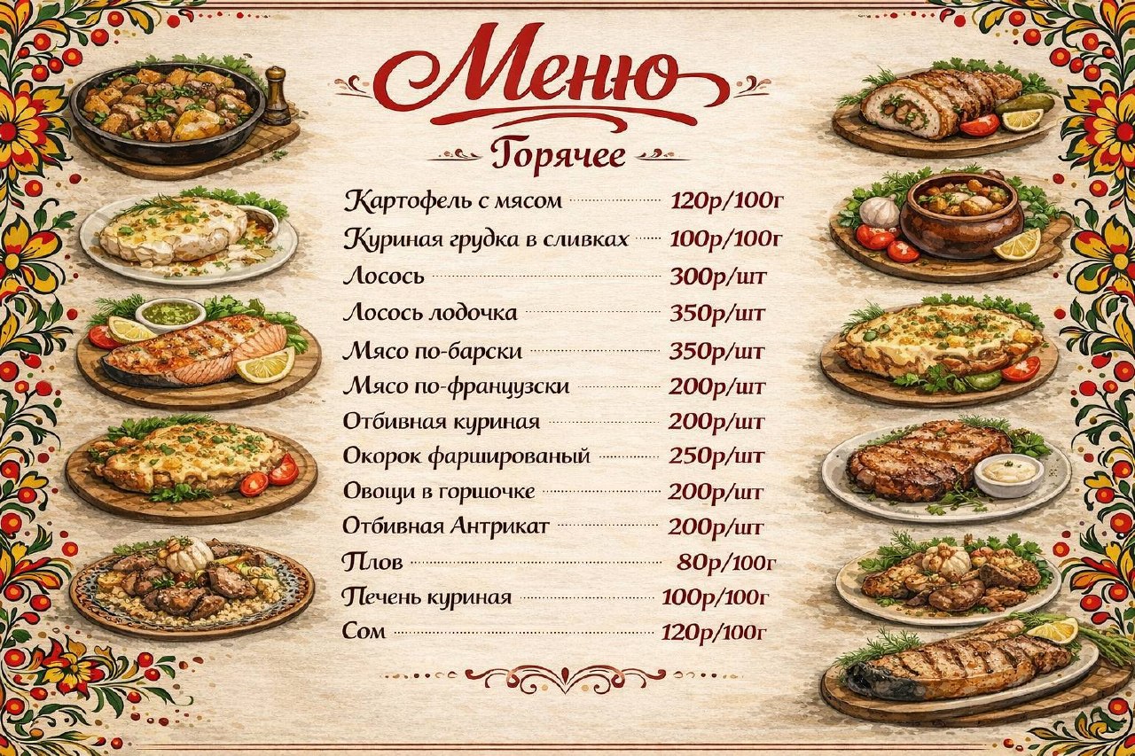 Меню 2