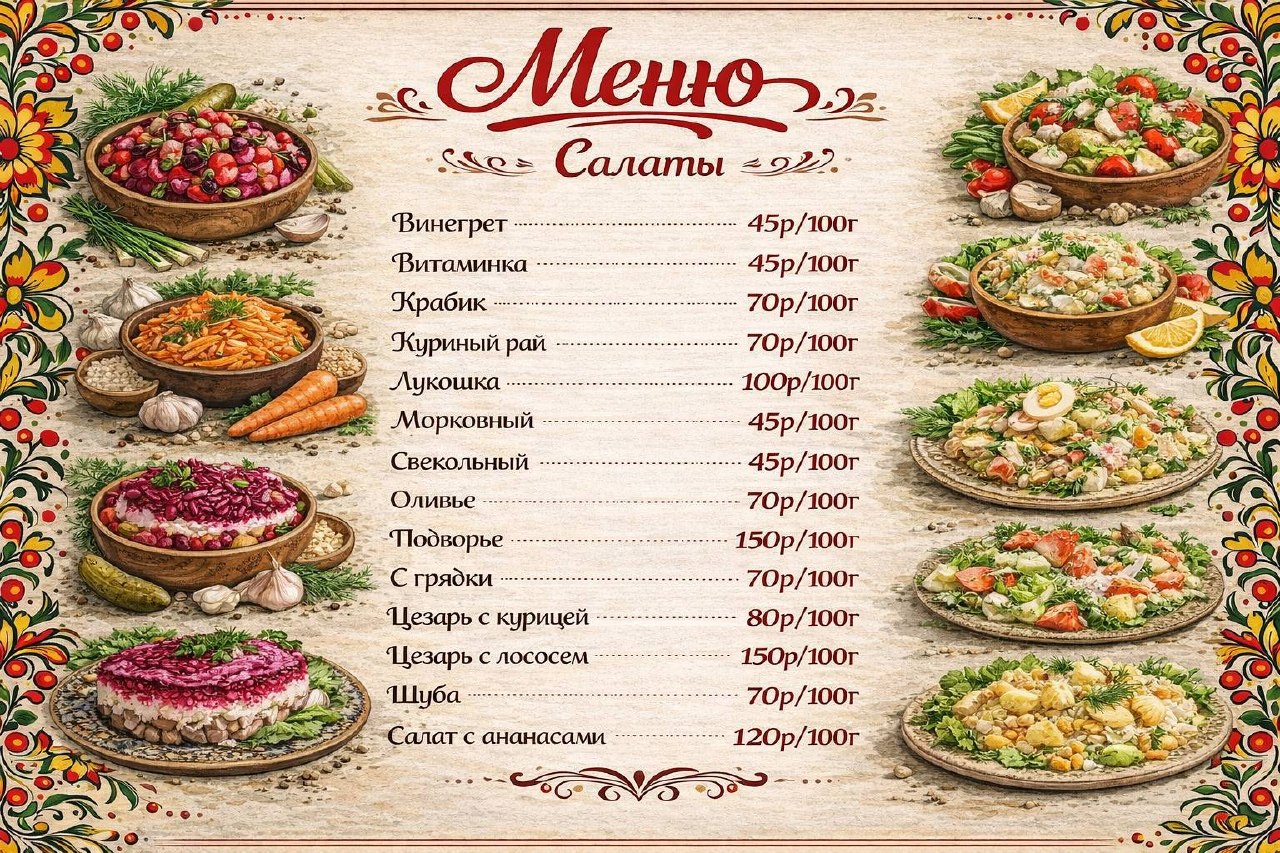 Меню 4